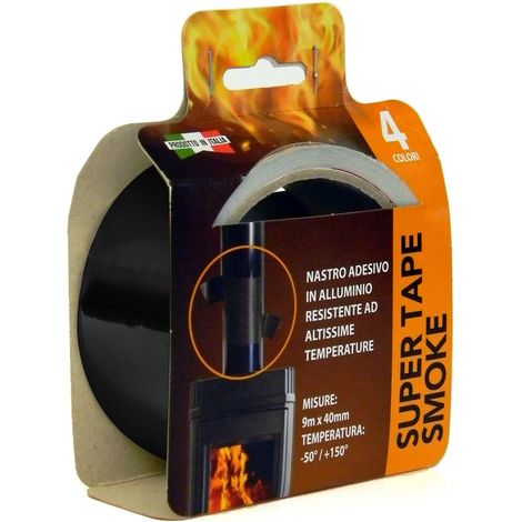 Nastro adesivo per alte temperature resistente colore nero