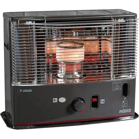 Stufa a combustibile liquido con stoppino Savichem Paseco 3000 S per ambienti di 45mq