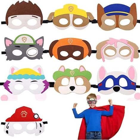 Hundespielzeug von Group Hau, Filzmaske, kinderfreundliche Tiermaske, Welpen-Partymasken (1/5)