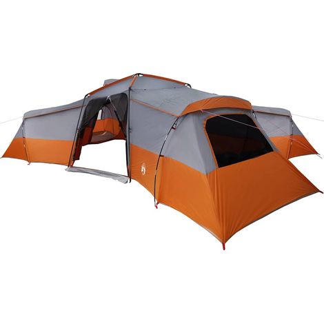 Tente familiale Gris et orange 833 x 585 x 216 cm taffetas (1/5)