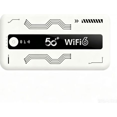 4G power bank with WiFi 6 for Southeast Asia, 10,000mAh capacity, SIM card slot, 5V/2A power supply, outdoor portable WiFi power bank -- 8,000mAh SIM card slot version, WiFi power bank - Eurasia versi (1/3)
