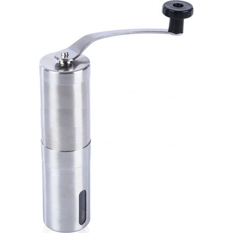 Moulin à café portable en acier inoxydable pour grains de café, pour la maison, le bureau et les voyages.-AquaForge (1/5)