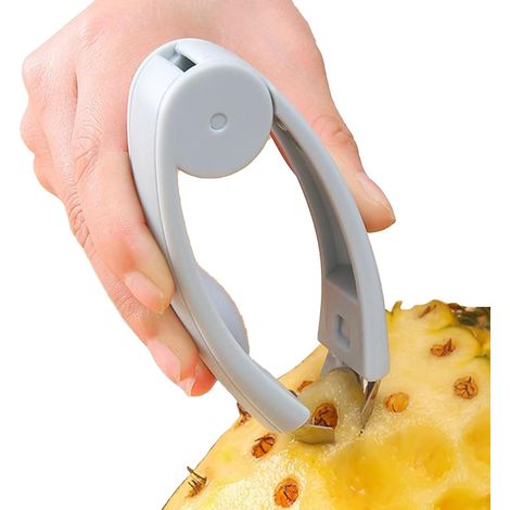 Cortador de ojos de piña  Herramienta de acero inoxidable para quitar ojos de piña – Pinzas de cocina multifuncionales para el hogar, restaurantes y picnics (1/5)