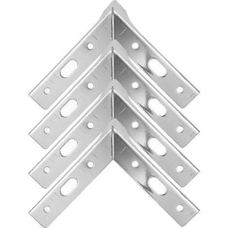 Pieds de table de cuisine triangulaires robustes en fer, lot de 4 (1/5)