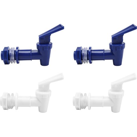 Lot de 4 robinets de rechange pour fontaine à eau, carafe, distributeur de boissons, bec verseur à levier. (1/5)