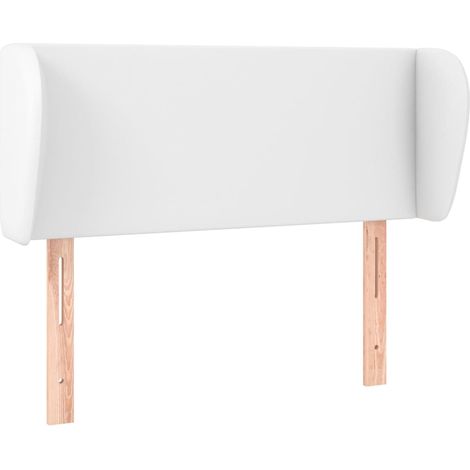 Maison Exclusive - Kopfteil mit Ohren Weiß 93x23x78/88 cm Kunstle