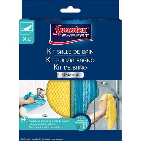 Microfibre Nettoyage Quotidien Spontex Expert Salle De Bain