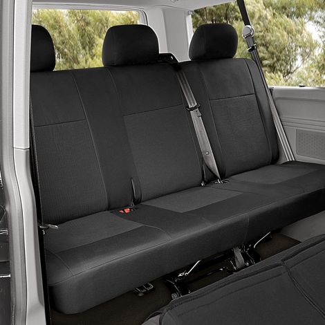 2 Housses de siège, Sur mesure, Polyester, Mousse PUR, Pour Volkswagen Transporter T5 T6 (1/3)