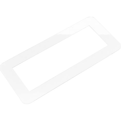 Cache-prises transparent auto-adhésif, cache-plaques de commutateur à 3 vitesses, protection de commutateur, plaque murale sans vis pour cuisine et salle de bain, 12,60 x 5,71 x 0,20 pouces (1/5)