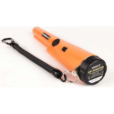 Détecteur de métaux portable étanche, appareil de détection manuel multifonction orange