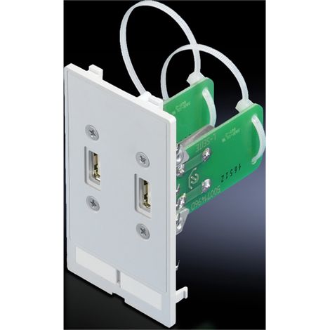 Rittal SZ 2482.540 Schnittstellenklappe USB-A Druckguss Graphitgrau (RAL 7024) 1 St.