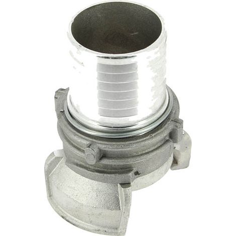 Raccord symétrique alu DN40,cannelé Ø45