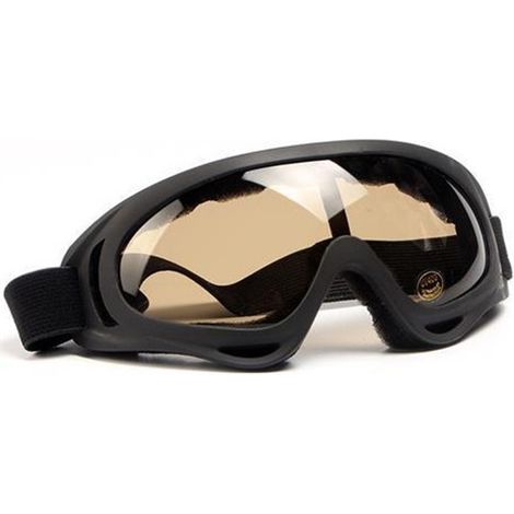 Lunettes De Protection Sportives - Verres Polycarbonate - Cadre Abs - Adaptées À La Motocyclette Ski Vtt Cyclisme - Lot De 6 (1/5)