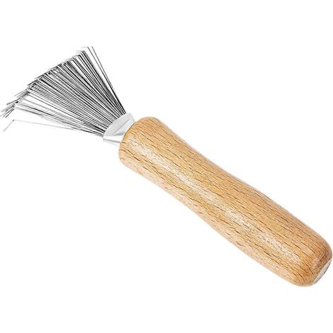 Râteau en acier inoxydable pour supports à fleurs Ikebana, brosse de nettoyage, outil pour la maison et le bureau (1/5)