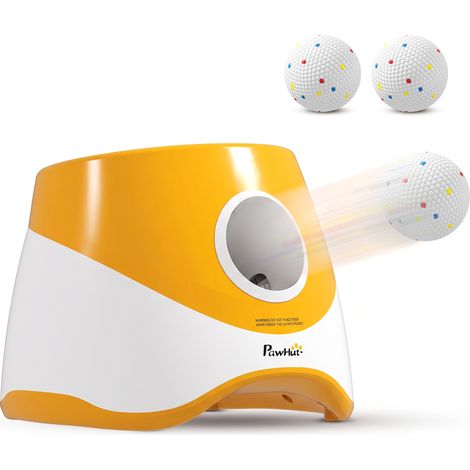 Lanceur Automatique de Balles pour Chiens Petits et Moyens Orange (1/5)