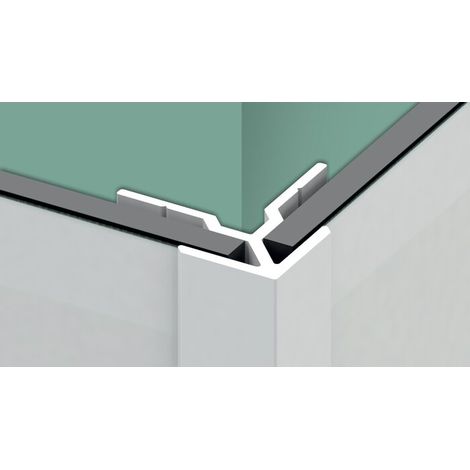Profilé en L - Kinewall Design - KINEDO - Montage en angle sortant - Blanc