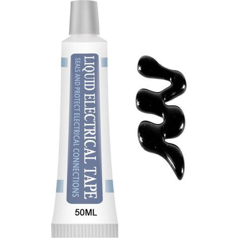 Ruban d'étanchéité électrique d'isolation liquide, pâte de tube étanche, résistance aux ultraviolets, couche fixe en caoutchouc, colle d'étanchéité isolante, scellants pour lampe, élément électronique (1/5)