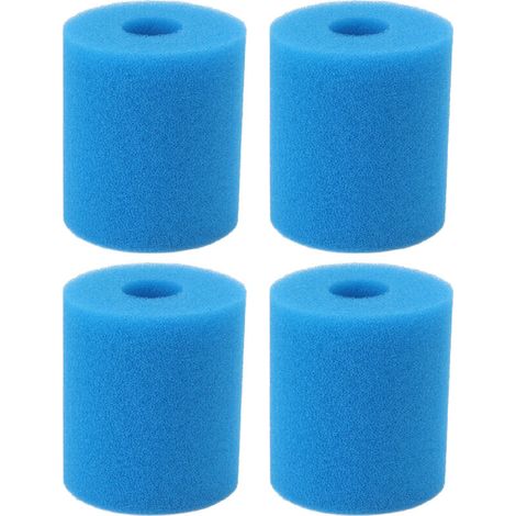 4pcs Sponge Pool Filter, Reusable Washable H-Type Swimming Foam (1/5)