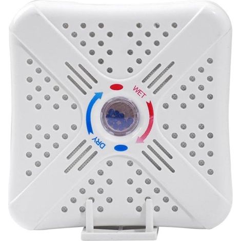 Mini déshumidificateur - absorbeur d'humidité - déshumidificateur - indicateur de niveau d'humidité visible - 10 cm - blanc (1/5)