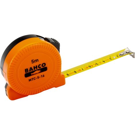 Bahco Kurzes Maßband, ABS-Gehäuse, Kompaktklasse II, 3 m