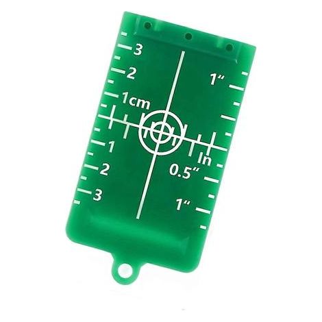 Cibles laser magnétiques de précision, outil facile à utiliser, boîtier en plastique, adapté aux applications de mesure intérieures et extérieures, vert (1/5)