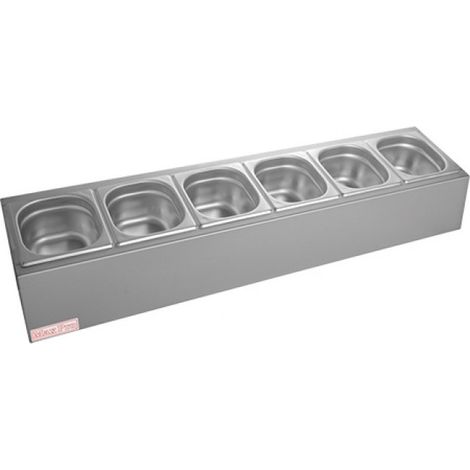 Distributeur de condiments 6xGN1/6 - Max Pro