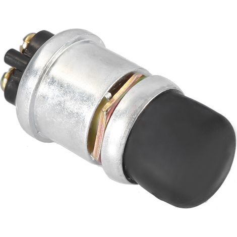 Universeller, wasserdichter 2-poliger 12V 20A Druckknopf zum Starten von Motoren, Hupen, Booten, Autos, Motorrädern und für den Einsatz unter hoher Belastung. (1/5)