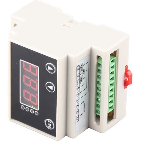 Thermostat numérique EW-802 AC220V pour chauffe-eau solaire, interrupteur de refroidissement et de chauffage pour incubateur, contrôleur de température (1/5)