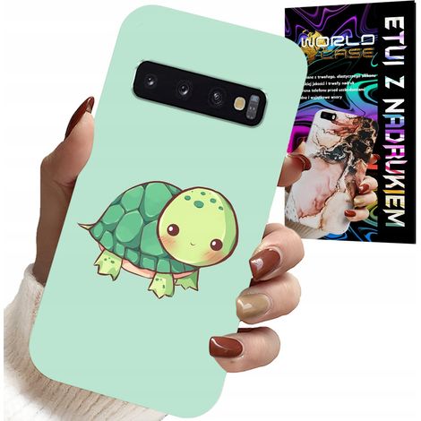 Hülle für Samsung Galaxy S10 – niedliche Schildkrötenmotive für Kinder + Folie (1/5)