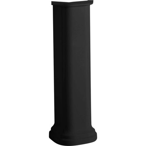 Sapho Kerasan Waldorf - Waschtischsäule 60, 80 cm, matt schwarz 417031 (1/5)