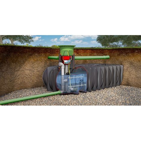 PLATIN XL Flachtank 15000 L DN160 Retention Plus