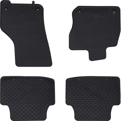 Car Mat 4 pcs Black suitable for LEON eTSI MHEV 2020- Rubber vidaXL