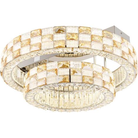 LED Deckenleuchte Fernbedienung Nachtlicht dimmbar Memoryfunktion CCT D 61 cm