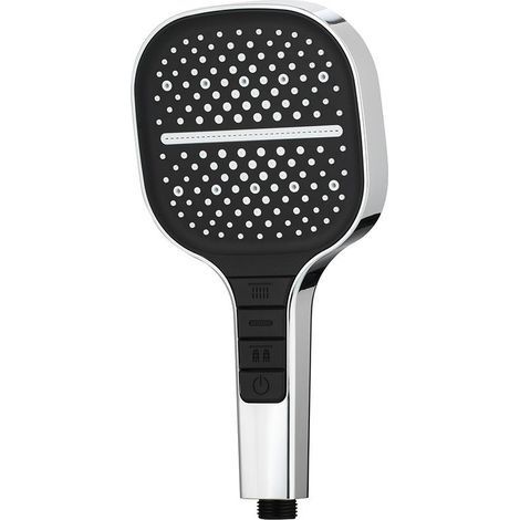 Pommeau de Douche Grande Carrée avec Commande à Une Main Pommeau de Douche Haute Pression avec 7 Modes de Douche,Chromé (1/5)