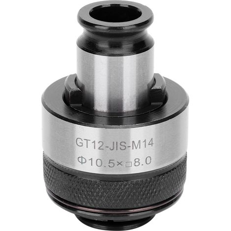 Mandrin à pince de taraudage GT12JISM14, protection anti-surcharge, couple réglable, changement rapide, torsion ajustable.