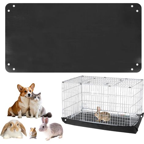 Cage Cochons d'Inde 150 x 100 cm, Tapis Imperméable Réutilisable (1/5)