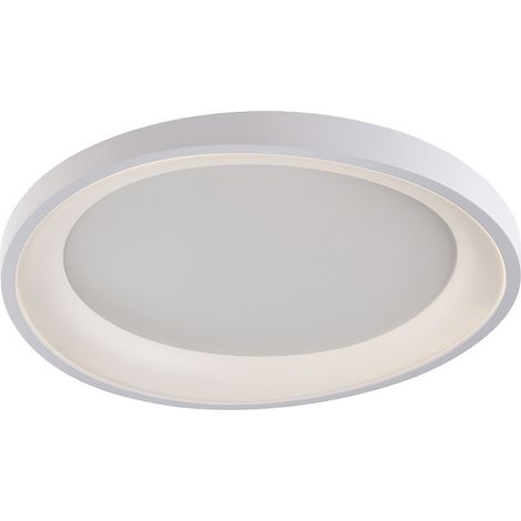 Plafoniera Moderna Perth In Plastica Bianca Con Led Integrato 32W 4000K (1/2)