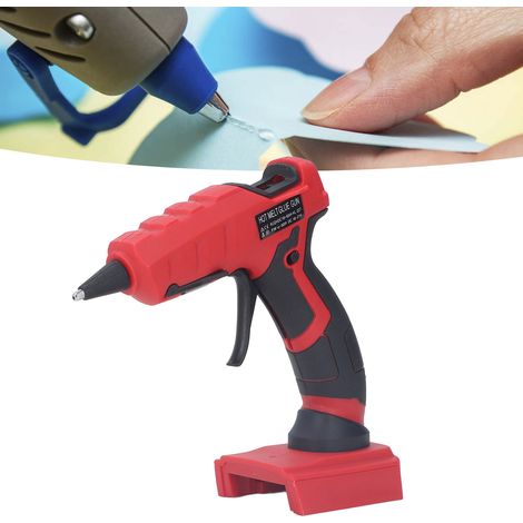 Ce pistolet à colle chaude sans fil pour batteries lithium-ion Milwaukee M18 18V dispose d'un préchauffage rapide de 30 secondes et est livré avec 30 bâtons de colle pour les travaux manuels et les ré (1/5)