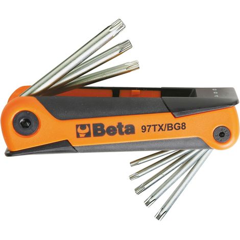 Serie 8 chiavi Torx Beta Action 97TX BG8