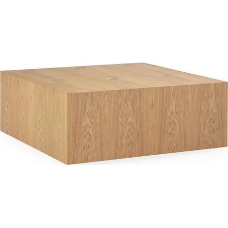 Table basse carrée en chêne naturel - naturel (1/5)