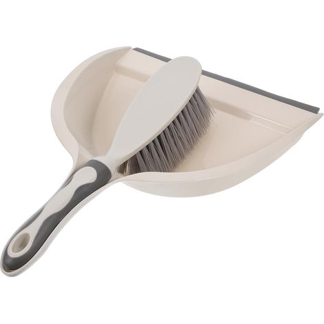 Mini Balai et Pelle de Bureau, Lot 1, Plastique, Nettoyage Balayette Poussière, Brosse Nettoyante pour Poils Animaux, Format Compact, Usage Ménage (1/4)