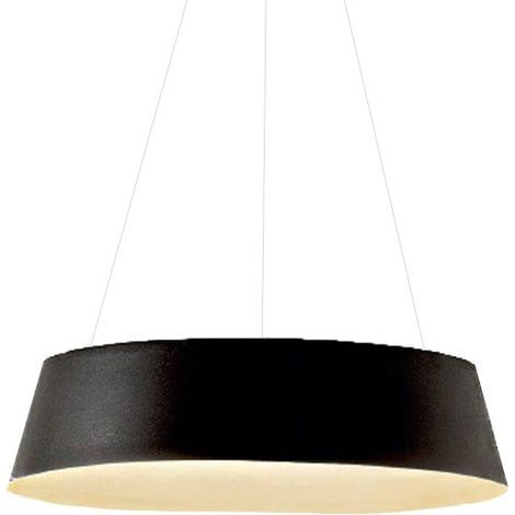 Lustre moderne le gea luce juliette s 2300lm module led intégré aluminium noir, finition métal noir (1/5)
