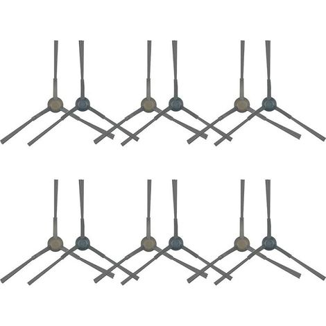 Confezione da 12 spazzole laterali di ricambio per robot aspirapolvere compatibili con la spazzatrice Eureka E10S (1/2)