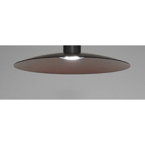 Nobile illuminazione paralume disco 33 nero e bronzo per lampada dl033 disco33/ne/br