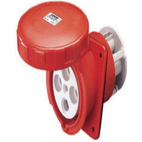 Gewiss PRESE FISSE A PARETE 10° HP - IP66/IP67 - 3P+N+E 125A 346-415V 50/60HZ - ROSSO - 6H - CONTATTI A VITE, GW62262H