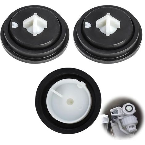3 Pièces Rondelles de Diaphragme, Joint Chasse d'Eau WC, Membrane Robinet Flotteur à Entrée Latérale pour l'Entretien des Chasses D'eau des Toilettes (1/5)