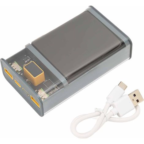 Boîtier transparent E39B PD20W+ Double USB 22,5 W Batterie externe portable 20 000 mAh (E39B 20 000 mAh) (1/5)