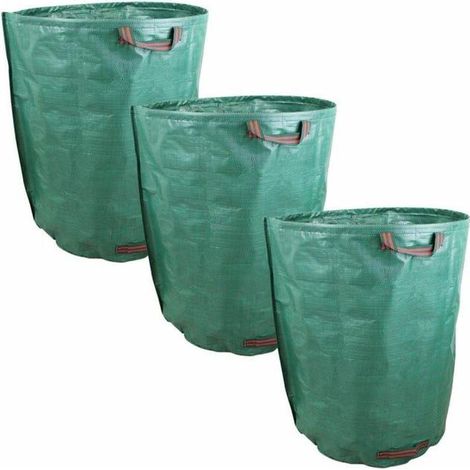 Lot de 3 sacs de déchets 300L en PP 150g/m² autoportants - Linxor (1/5)