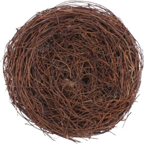 Nid D Oiseau - Simulé Plastique Résistant - Pour Décoration De Pâques Et Affichage D Œufs - 12 Cm - Brun Foncé - 1 Pièce (1/5)