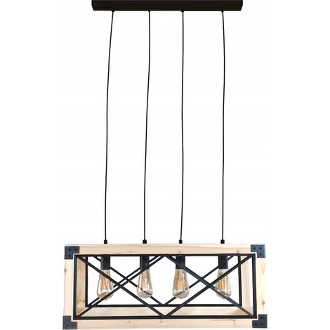 Lampada a sospensione Adrilux Kirke 4 punti luce E27 1 pz. (1/3)
